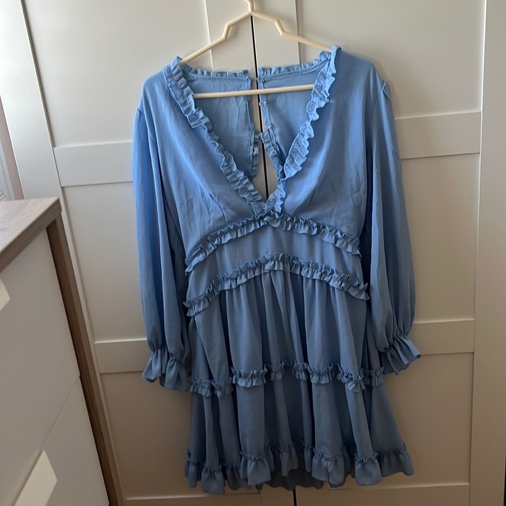 Blue dress